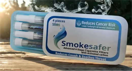 Smokesafer White for slim cigarettes